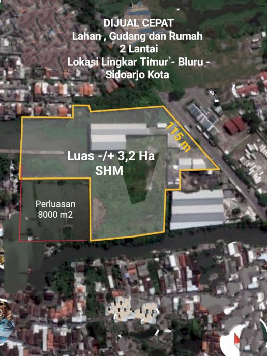 DIJUAL CEPAT LAHAN NOL RAYA LINGKAR TIMUR SDA