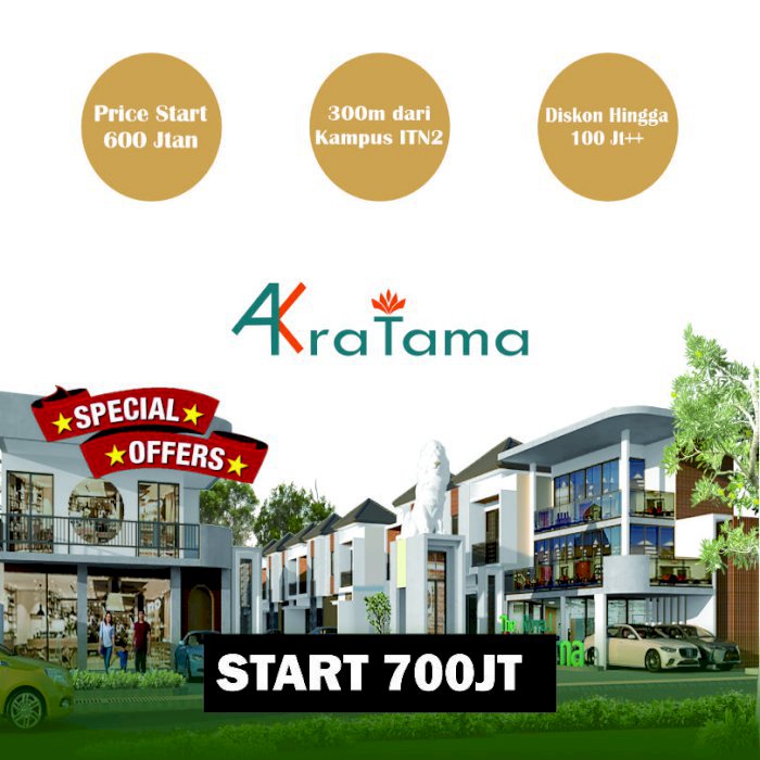 PASTI UNTUNG BERLIPAT THE ROYAL AKRATAMA KAWASAN MALANG DIJUAL