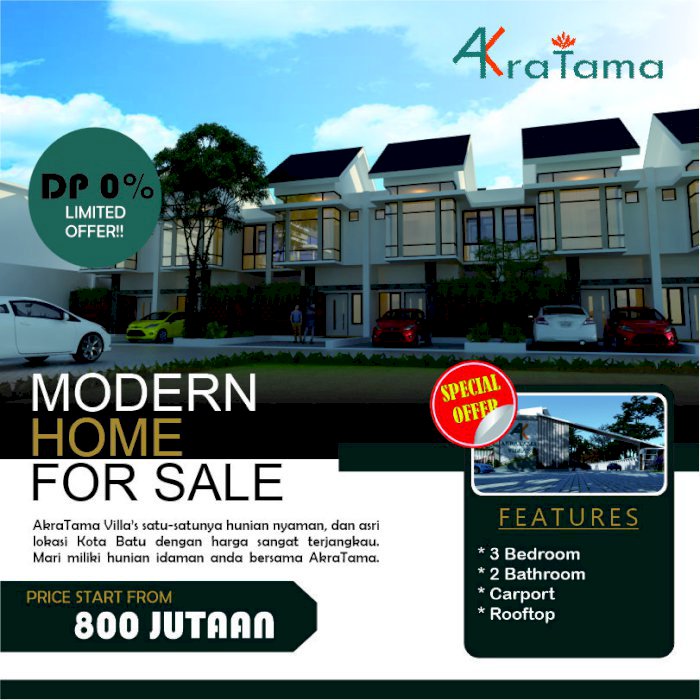 HARGA FANTASTIK DIJUAL HUNIAN \MALANG