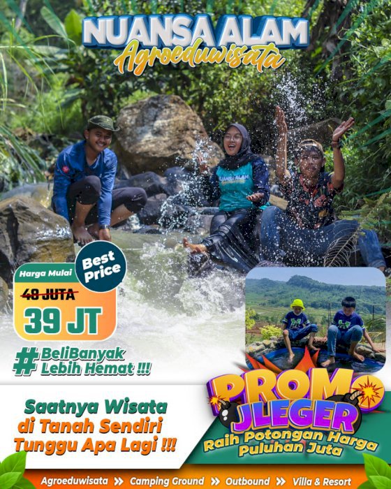 PROMO TERBATAS TANAH KAVLING EKSKLUSIF STRATEGIS NEMPEL TEMPAT WISATA