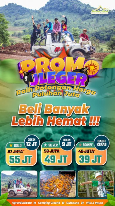 KAVLING VILLA EKSLUSIF PROMO STRATEGIS NEMPEL TEMPAT WISATA