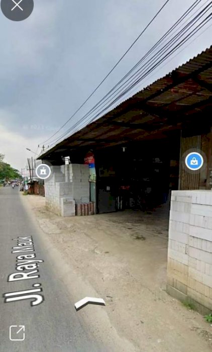 Dijual dibawah njop rumah Dan lahan untuk gudang material