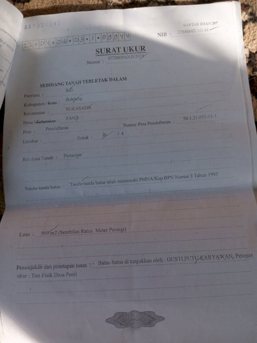 Tanah Di Jual Di Desa Panji