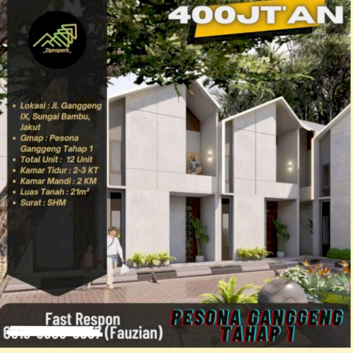 Rumah Baru di Ganggeng Jakarta Utara