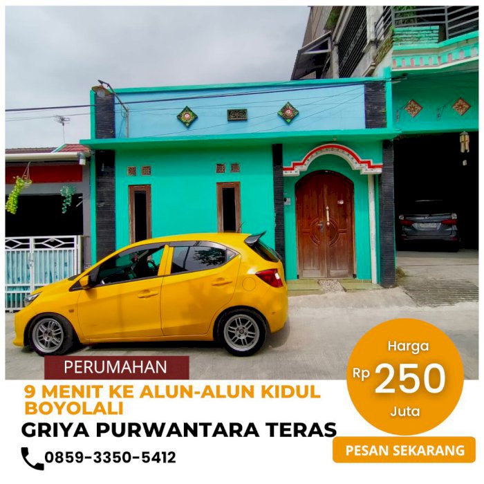 Dijual Rumah Minimalis Siap Huni Di Teras Boyolali Hanya 200jtan