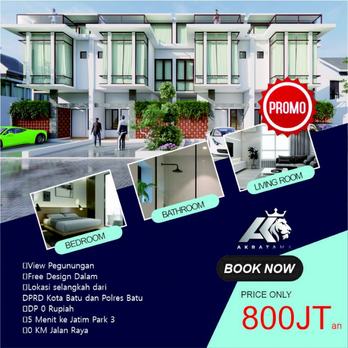 TENANG JANGAN GOYANG GRIYA AKRATAMA DIJUAL LOKASI STRATEGIS