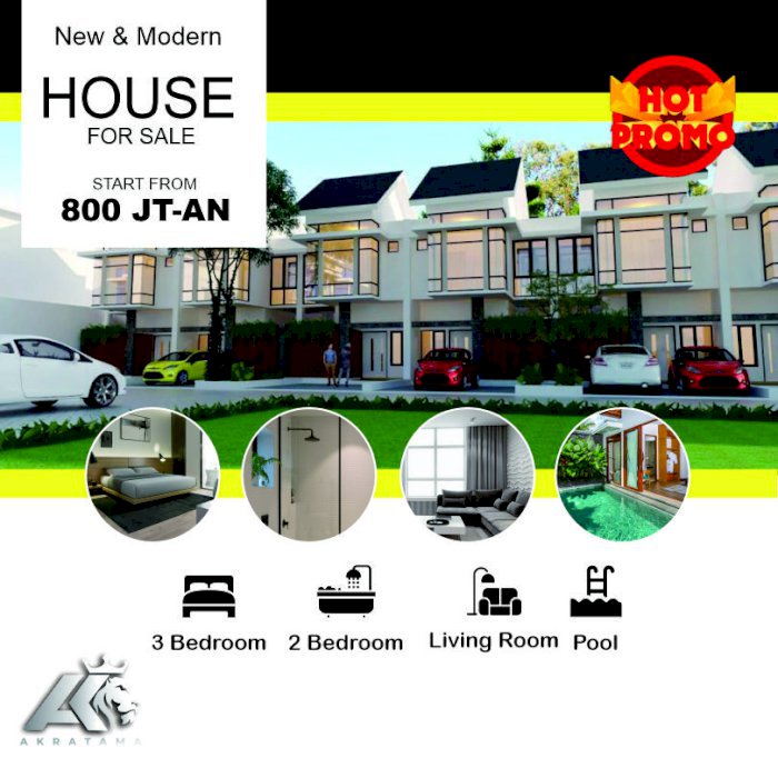 FASILITAS BANGUNAN MODERN RUMAH AKRATAMA KOTA BATU