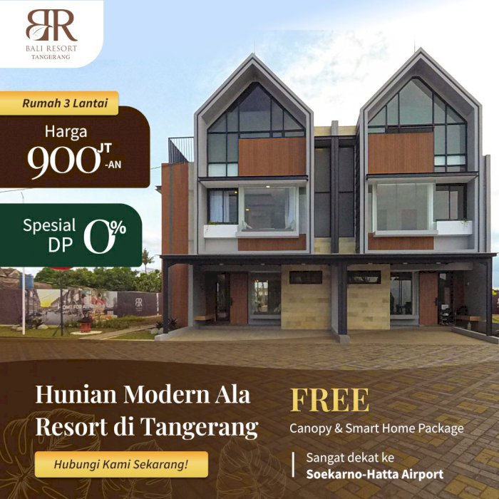 JUAL PERUMAHAN BALI RESORT , SEPATAN TANGERANG BANTEN