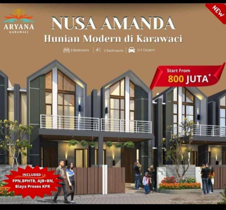 Dijual Cepat Cluster Premium Sisa 5 Unit Cluster Megah Aryana Karawaci