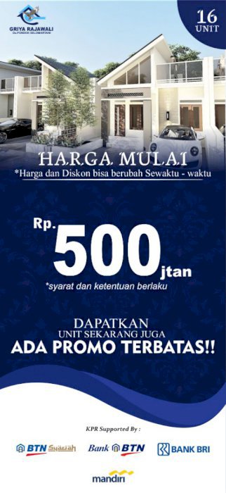 DIJUAL PERUMAHAN GRIYA RAJAWALI TIPE 45/90, SELOMARTANI YOGYAKARTA