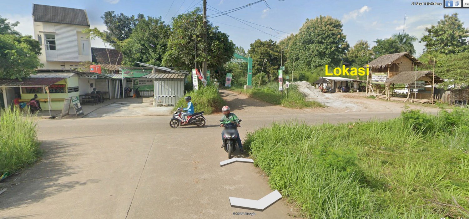 Investasi strategis di pinggir Jalan raya Bomang Tajurhalang Bogor