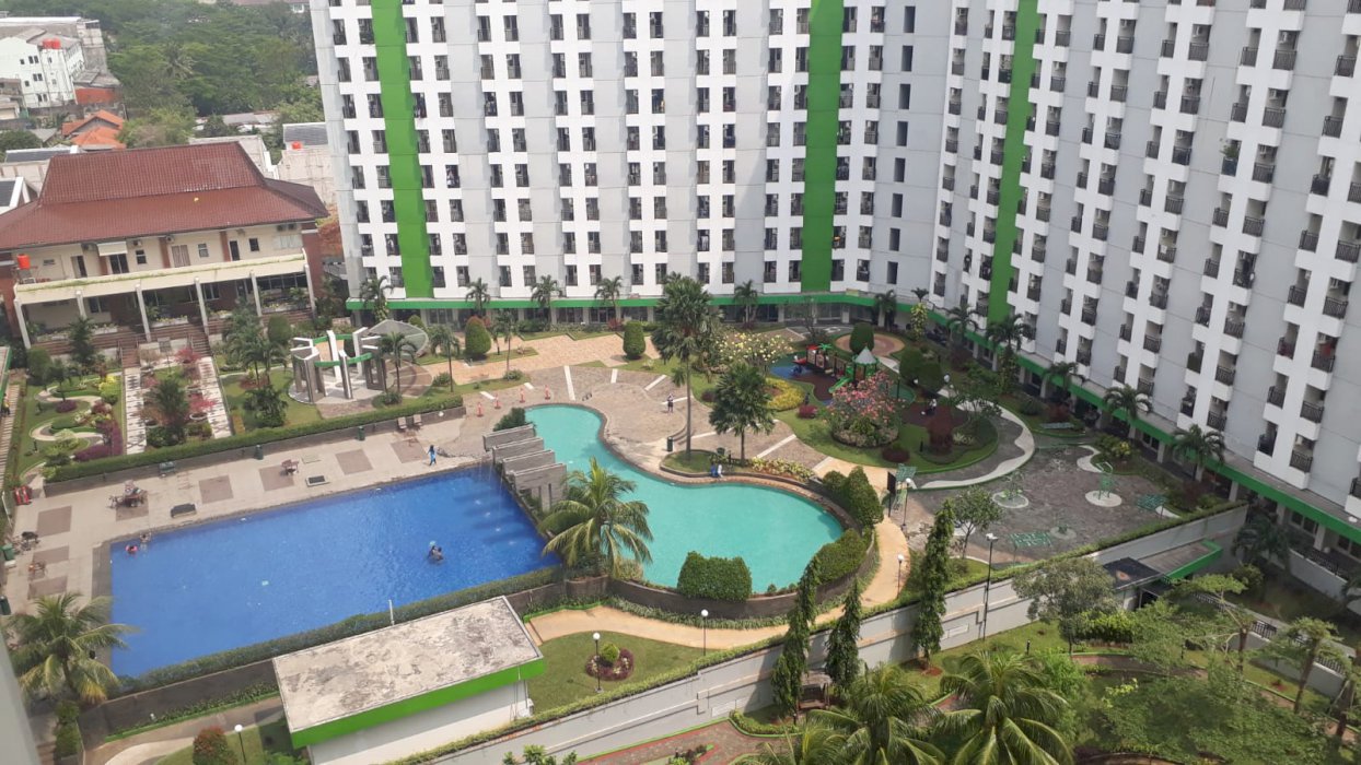 Apartement Furnished Baru Studio View Danau Kolm Renang Dkt Tol