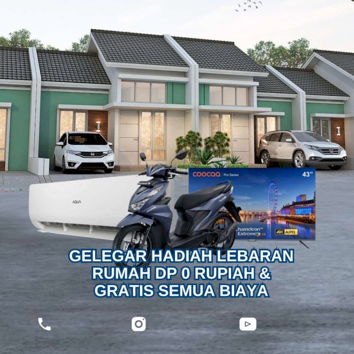 Dijual Rumah Cluster modern Minimalis di Babelan Bekasi