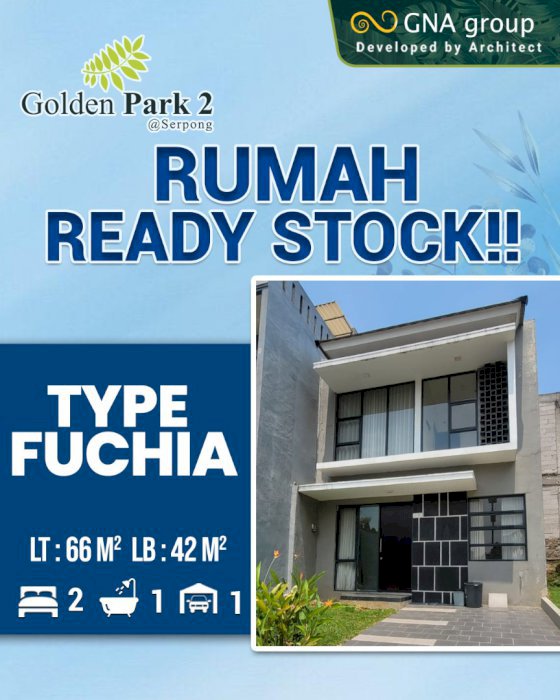 Rumah ready 2 lantai dekat BSD dan stasiun cisauk