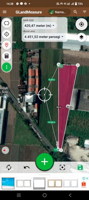 Dijual Tanah Murah Poll Colomadu