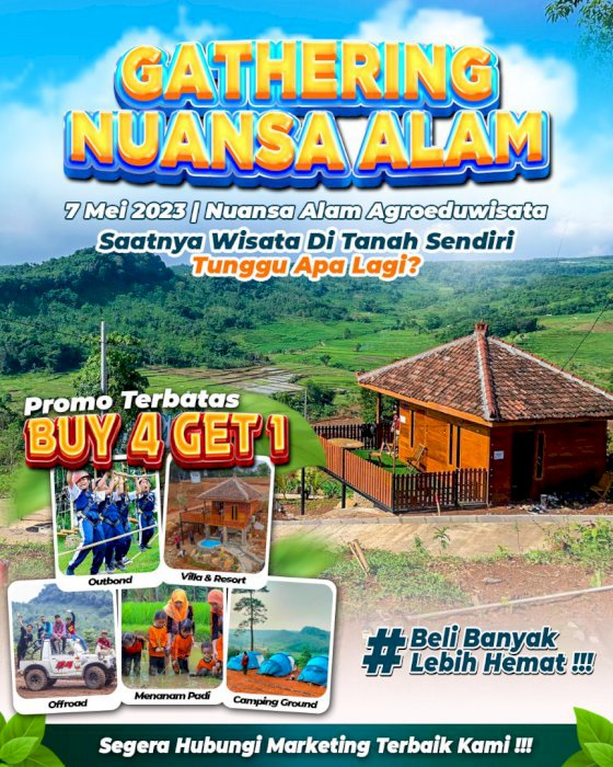 PROMO BESAR-BESARAN KAVLING EKSLUSIF NEMPEL AREA WISATA PUNCAK 2