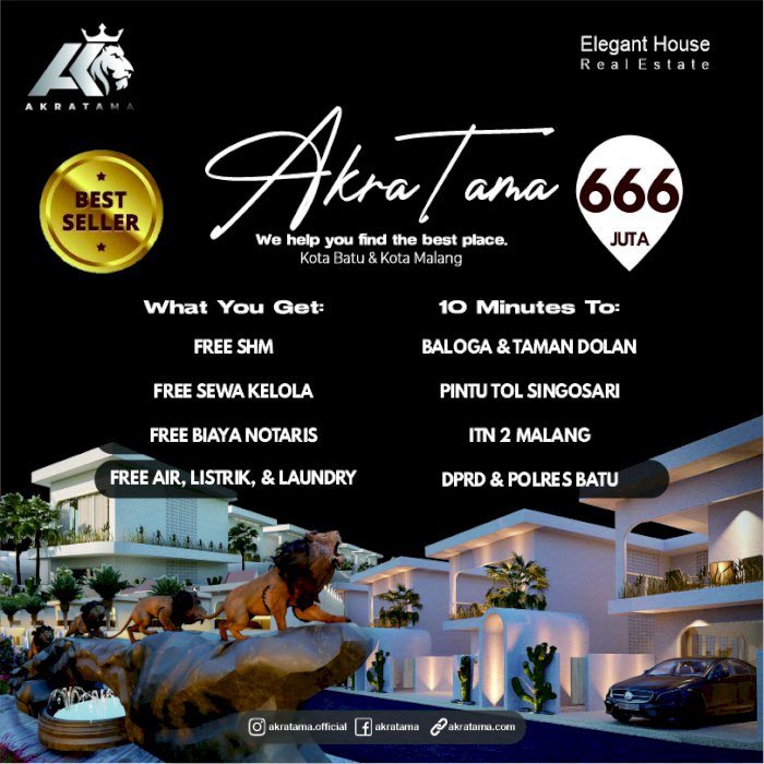 JANGAN KETINGGALAN PROMO MENARIK RUMAH KOTA BATU MALANG