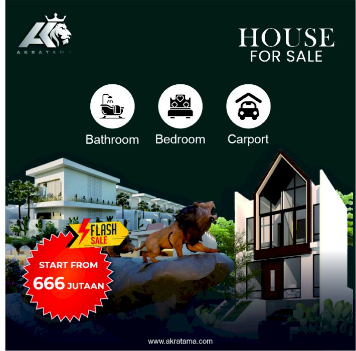 DIJUAL RUMAH GAURI AKRATAMA ANTI MAINSTREAM