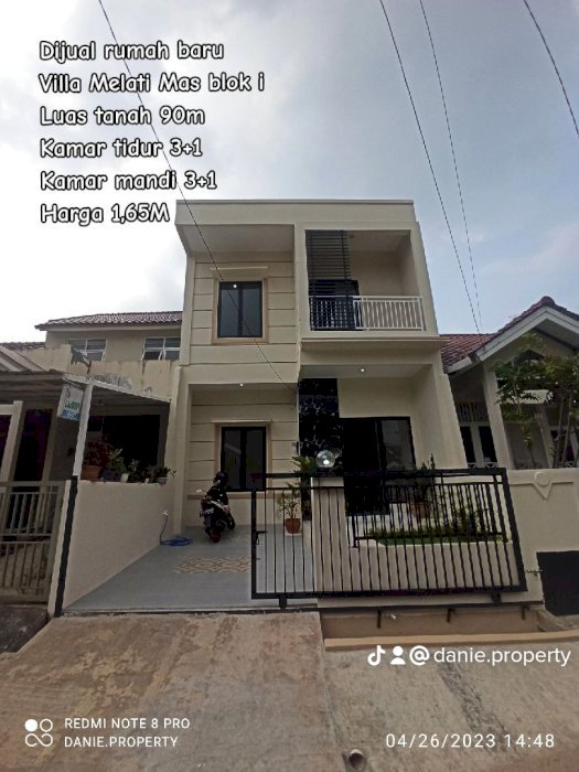 Rumah baru siap huni di Villa Melati Mas