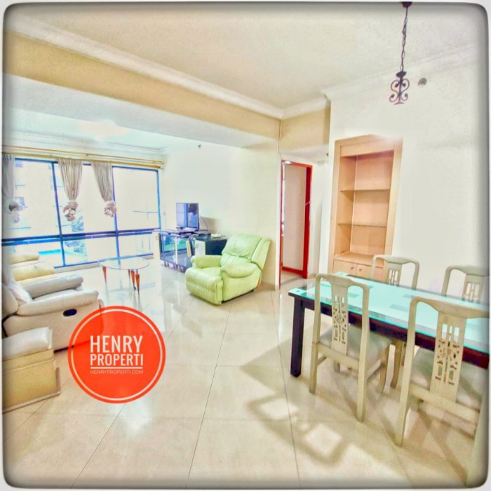 Dijual Cepat Taman Anggrek Unit Sudut Furnish Pool View