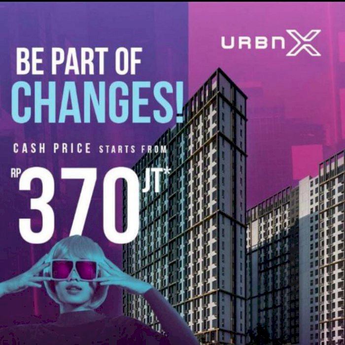 DIJUAL  URBNX APARTEMENT LIPPO KARAWACI TANGERANG