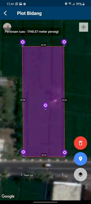 Dijual tanah komersial di dekat wisata tanah lot