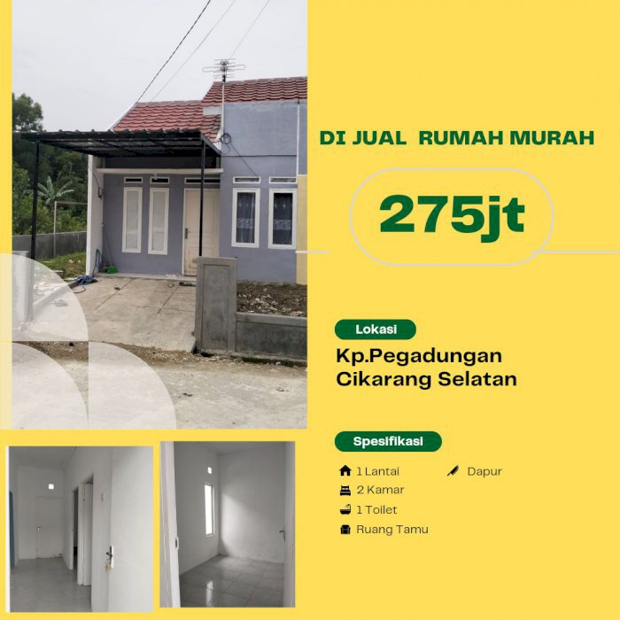 Di Jual Rumah Murah Lokasi Strategis Di Cikarang Selatan