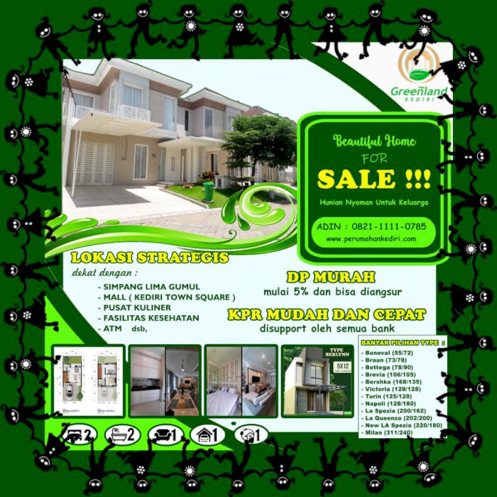 Alamat Perumahan Greenland Kediri