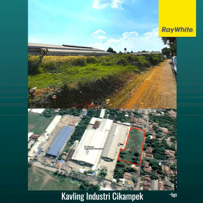 Tanah Kavling Industri Di Cikampek Bentuk Persegi Panjang