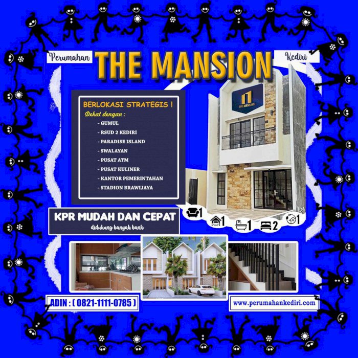 Rumah Simpang Lima Gumul Kediri Dengan Konsep Cluster One Gate System