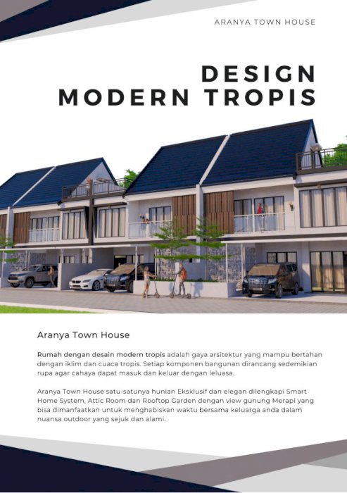 DI JUAL PERUMAHAN ARANYA TOWNHOUSE, SLEMAN YOGYAKARTA