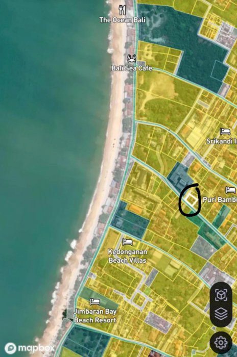 Jual Tanah pantai kedongan Tuban jIMBARAN BALI