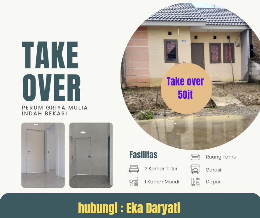  Take Over Perumahan Griya Mulia Indah Bekasi
