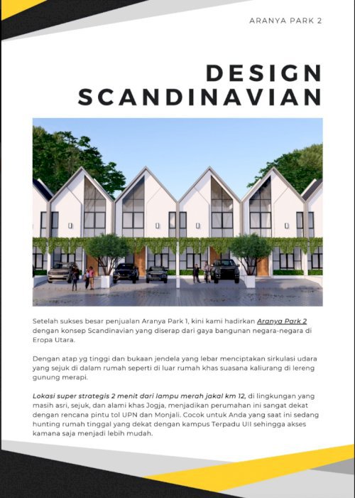 DI JUAL PERUMAHAN ARANYA PARK 2, SLEMAN YOGYAKARTA