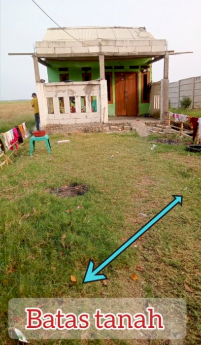 Jual tanah murah dapat rumah luas tanah 200m²