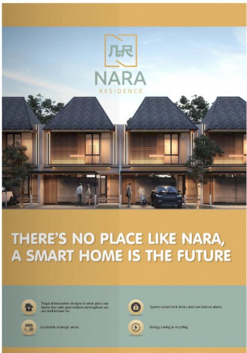 DI JUAL PERUMAHAN MODERN NARA RESIDENCE, SLEMAN YOGYAKARTA
