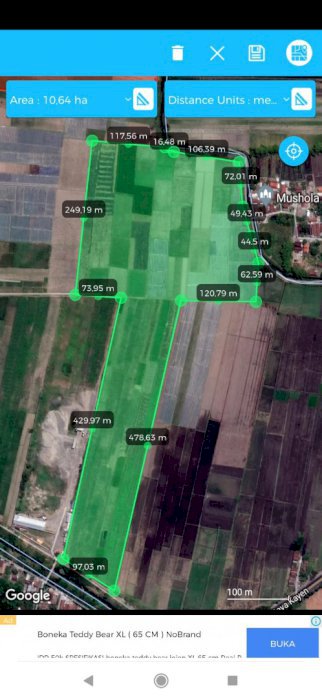 Dijual tanah di Jombang.. Cocok untuk Industri