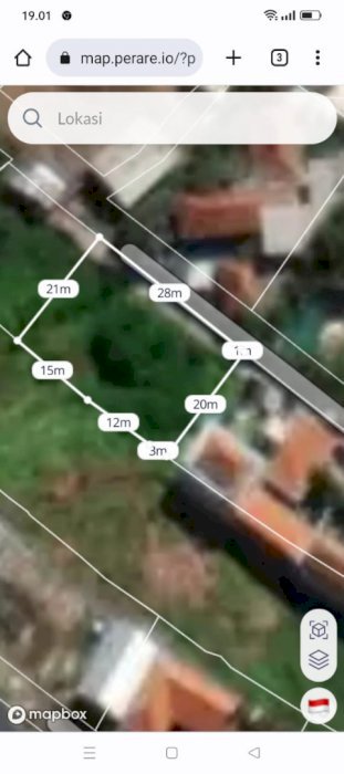 Tanah dilokasi pariwisata brawe canggu