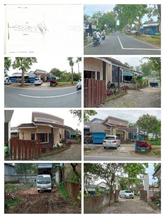 RUMAH PINGGIR JALAN ASPAL DEKAT SMA TARUNA MAGELANG