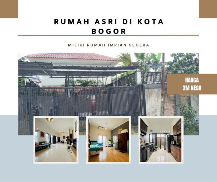 Di Jual Rumah Asri Lokasi Strategis Di Bogor Barat