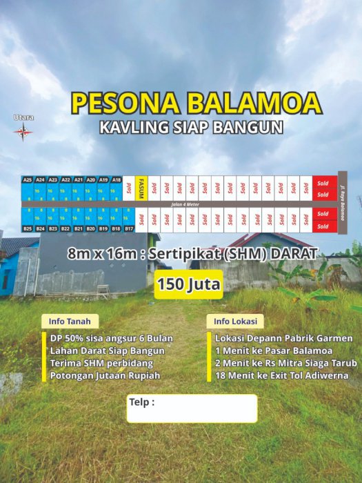 Kavling pekarangan tarub,tegal