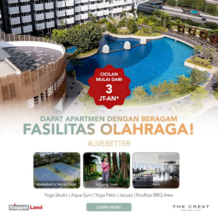 DIJUAL APARTEMEN BARU LOKASI STRATEGIS JAKARTA BARAT