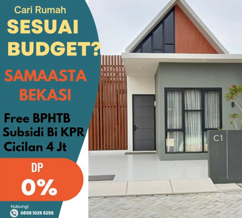 Samaasta Bekasi Hunian Rumah Tumbuh berkonsep Flexy Home