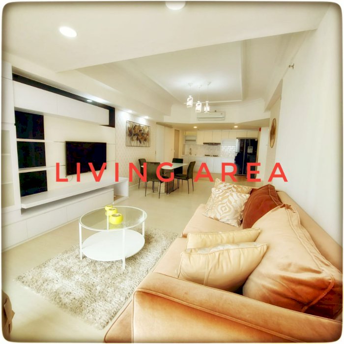 Sewa taman anggrek unit 2br fasilitas lengkap harga 120 juta pertahun