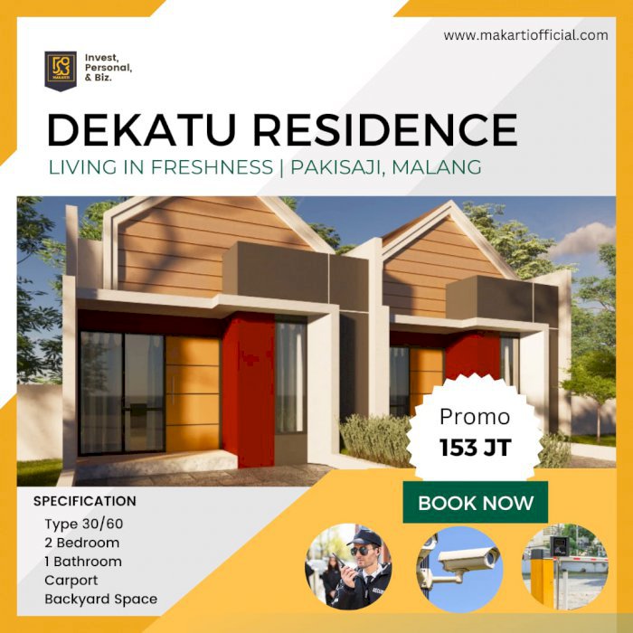 Perumahan Dekatu Residence Lokasi Pakisaji Malang