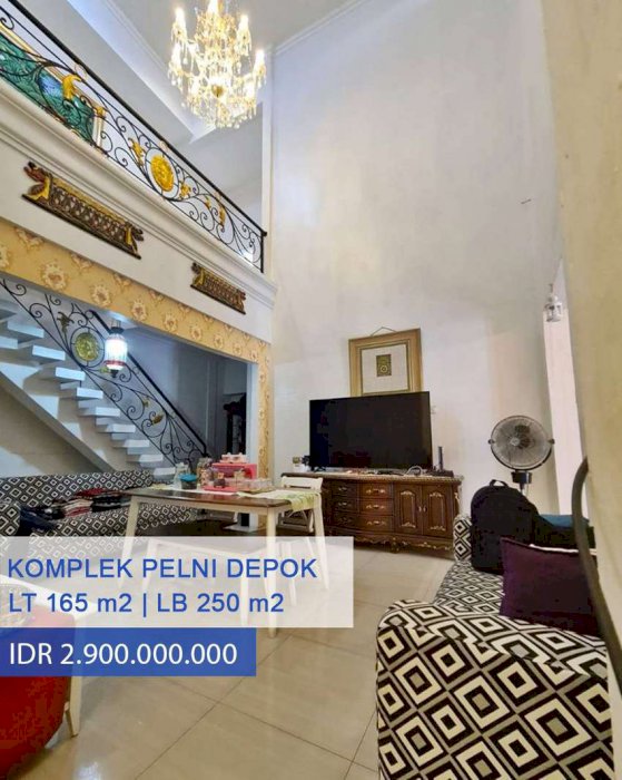 Dijual Rumah Cantik di Komplek Pelni Sukmajaya, Depok