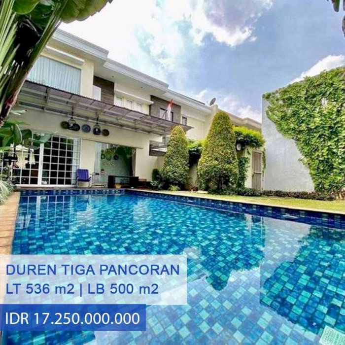Dijual Rumah Mewah Cantik di Duren Tiga Pancoran, Jakarta Selatan