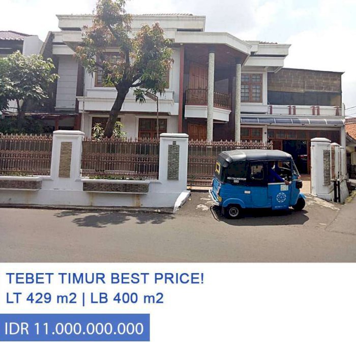 Hot Sale !!! Rumah Megah Harga Bagus di Tebet Timur, Jakarta Selatan