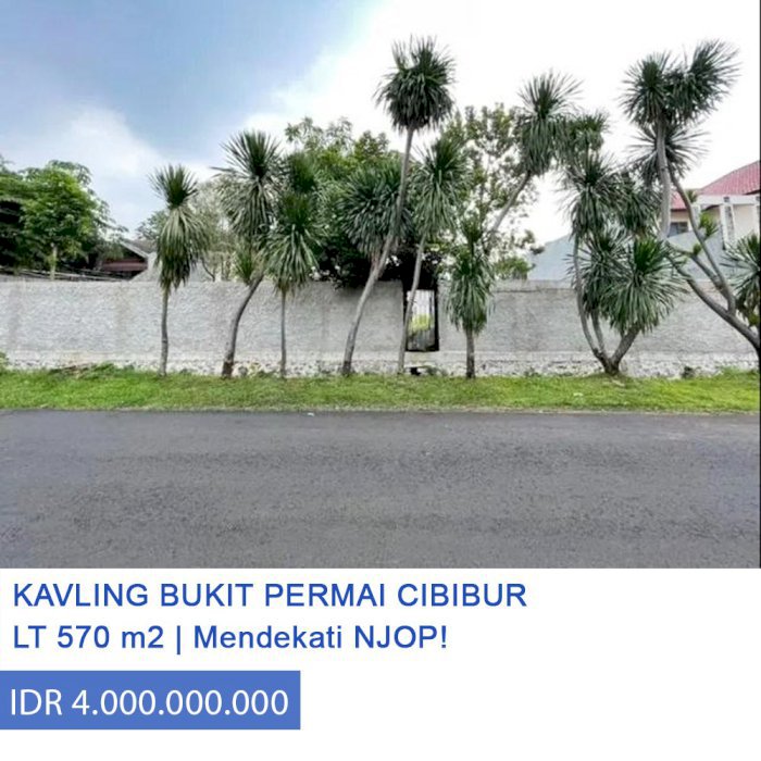 Tanah Kavling Komplek Elite Di Bukit Permai Cibubur Jakarta Selatan