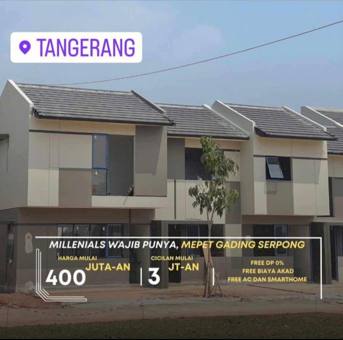 Rumah milenial  , apartemen versi Rumah